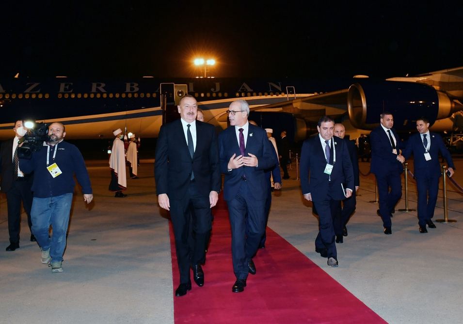 Azərbaycan Prezidenti İlham Əliyev Əlcəzairə səfərə gəlib (FOTO/VİDEO)