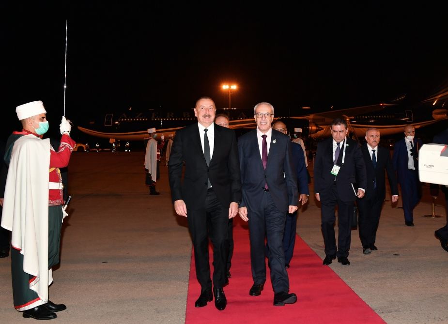 Azərbaycan Prezidenti İlham Əliyev Əlcəzairə səfərə gəlib (FOTO/VİDEO)