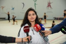 Milli Gimnastika Arenasında Gəncə və Masallı idmançılarının təlim-məşq toplanışı keçirilir (FOTO)