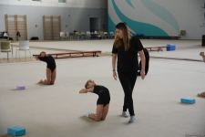 Milli Gimnastika Arenasında Gəncə və Masallı idmançılarının təlim-məşq toplanışı keçirilir (FOTO)