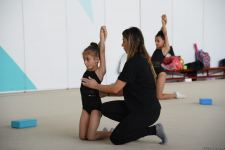 Milli Gimnastika Arenasında Gəncə və Masallı idmançılarının təlim-məşq toplanışı keçirilir (FOTO)