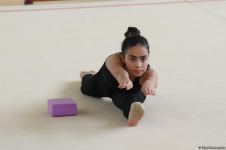 Milli Gimnastika Arenasında Gəncə və Masallı idmançılarının təlim-məşq toplanışı keçirilir (FOTO)