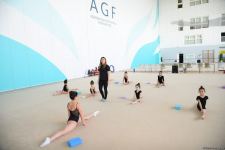 Milli Gimnastika Arenasında Gəncə və Masallı idmançılarının təlim-məşq toplanışı keçirilir (FOTO)