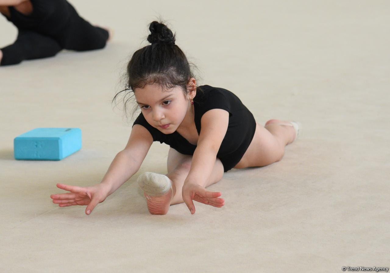 Milli Gimnastika Arenasında Gəncə və Masallı idmançılarının təlim-məşq toplanışı keçirilir (FOTO)