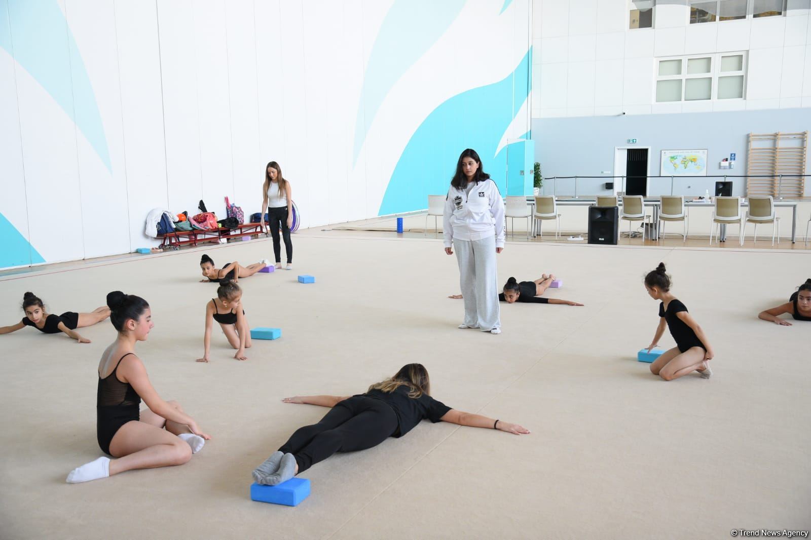Milli Gimnastika Arenasında Gəncə və Masallı idmançılarının təlim-məşq toplanışı keçirilir (FOTO)