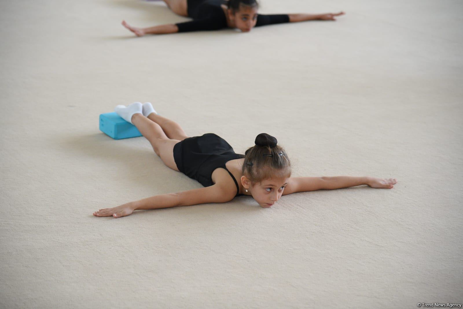 Milli Gimnastika Arenasında Gəncə və Masallı idmançılarının təlim-məşq toplanışı keçirilir (FOTO)