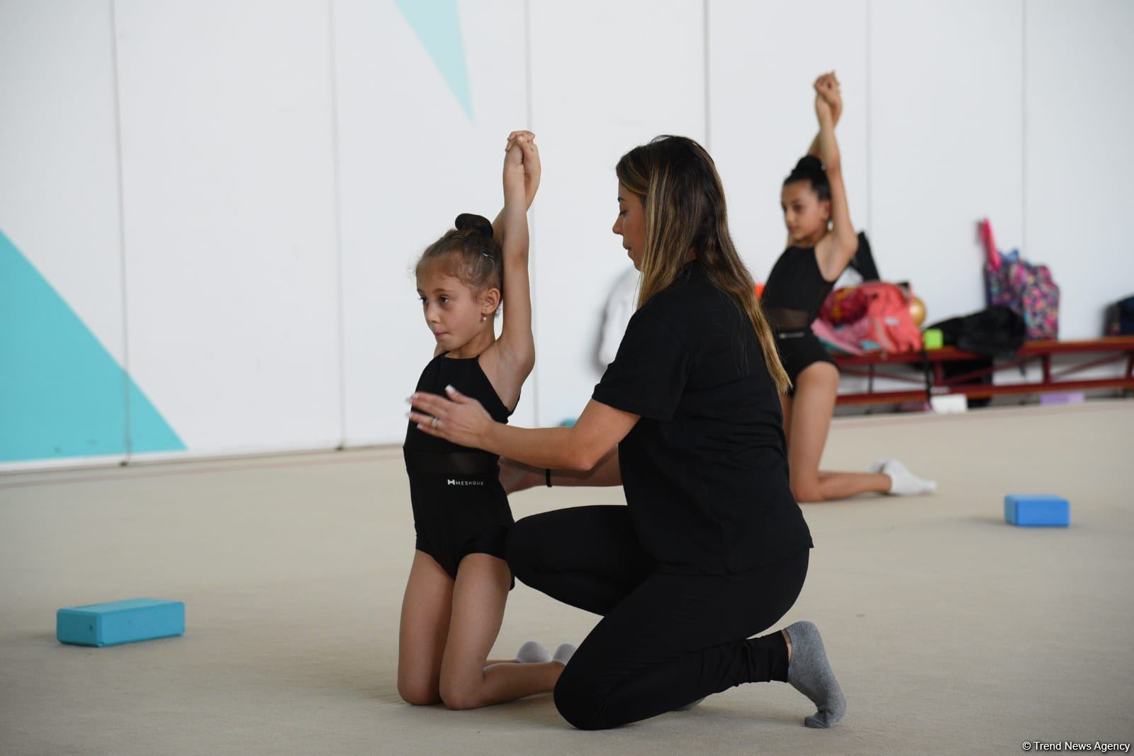 Milli Gimnastika Arenasında Gəncə və Masallı idmançılarının təlim-məşq toplanışı keçirilir (FOTO)