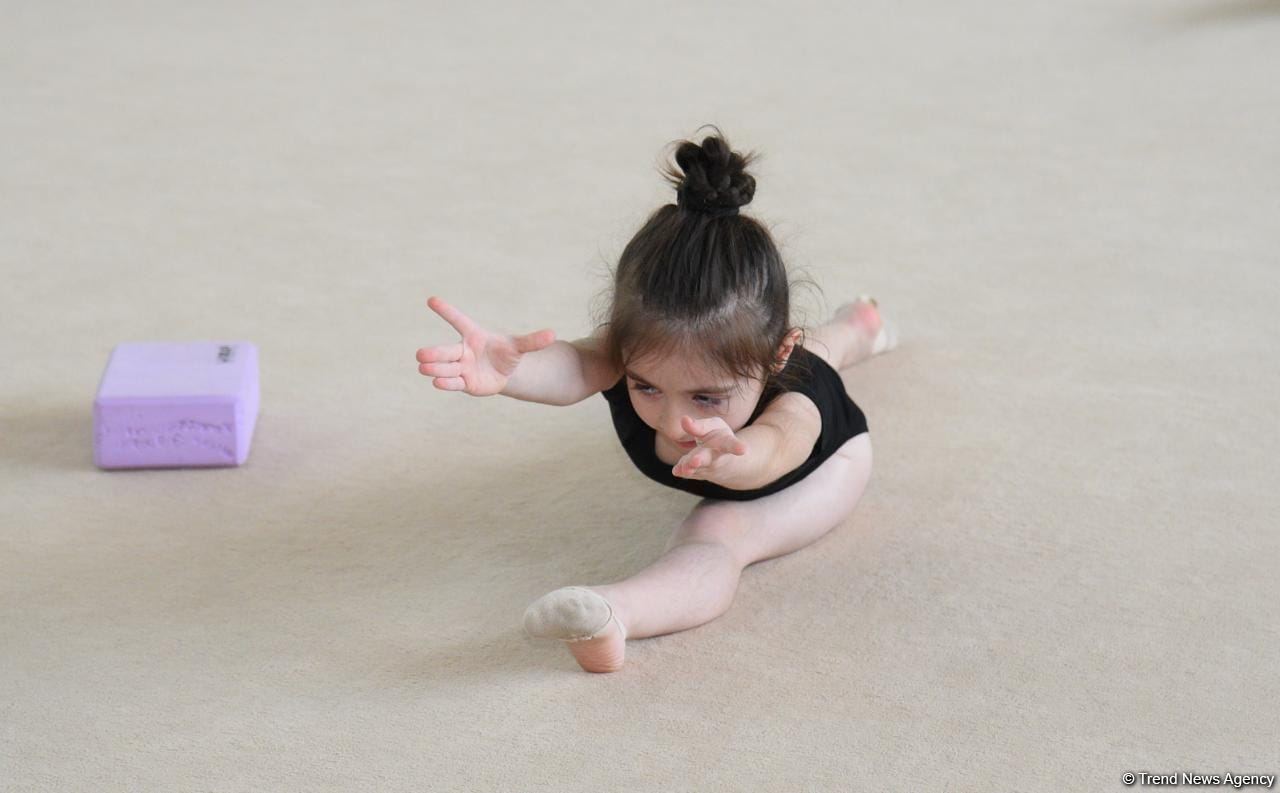 Milli Gimnastika Arenasında Gəncə və Masallı idmançılarının təlim-məşq toplanışı keçirilir (FOTO)