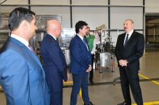 Prezident İlham Əliyev Zirə qəsəbəsində zeytun yağı və süfrəlik zeytun məhsullarının emalı zavodunun açılışında iştirak edib (FOTO/VİDEO) (YENİLƏNİB)