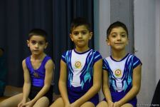 Batut gimastikası üzrə 6-cı Bakı birinciliyinin yarışlarına start verilib (FOTO)