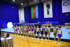 Batut gimastikası üzrə 6-cı Bakı birinciliyinin yarışlarına start verilib (FOTO)