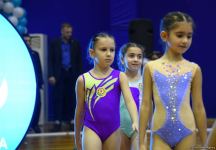 Batut gimastikası üzrə 6-cı Bakı birinciliyinin yarışlarına start verilib (FOTO)