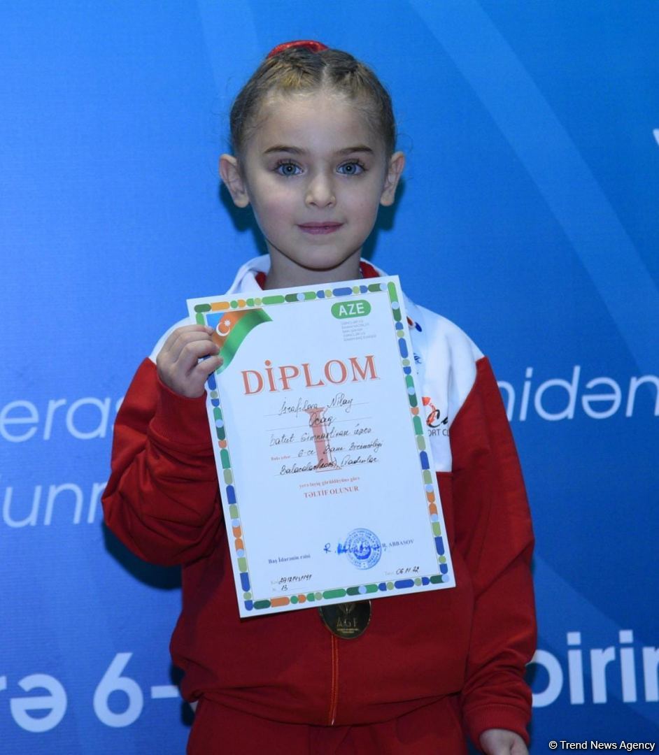 Batut gimnastikası üzrə 6-cı Bakı birinciliyi başa çatıb (FOTO)