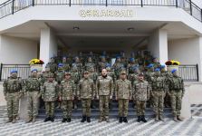 Prezident İlham Əliyev Füzuli rayonunda Müdafiə Nazirliyinin yeni istifadəyə verilmiş “N” saylı hərbi hissəsində yaradılan şəraitlə tanış olub (YENİLƏNİB) (FOTO/VİDEO)