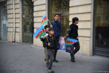 Bakıda Zəfər yürüşü keçirilib (FOTO/VİDEO)