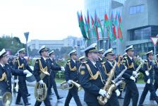 Bakıda Zəfər yürüşü keçirilib (FOTO/VİDEO)