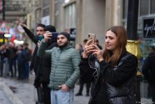 Bakıda Zəfər yürüşü keçirilib (FOTO/VİDEO)