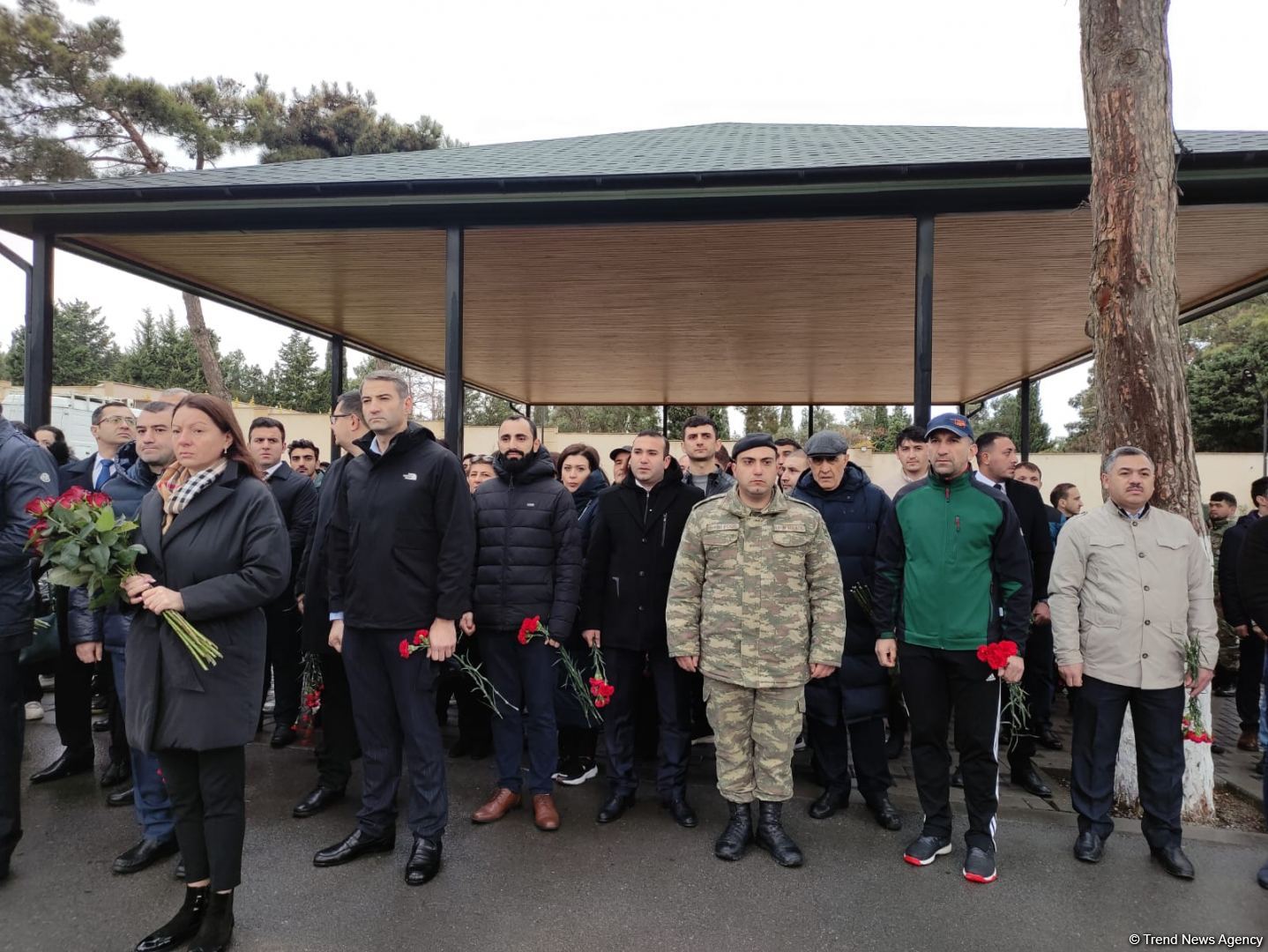 II Şəhidlər Xiyabanı ziyarət edilir (FOTO)