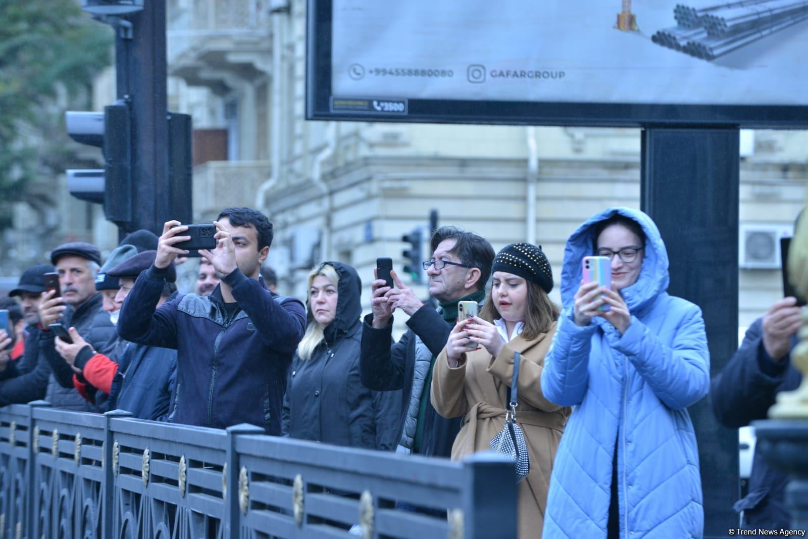 Bakıda Zəfər yürüşü keçirilib (FOTO/VİDEO)