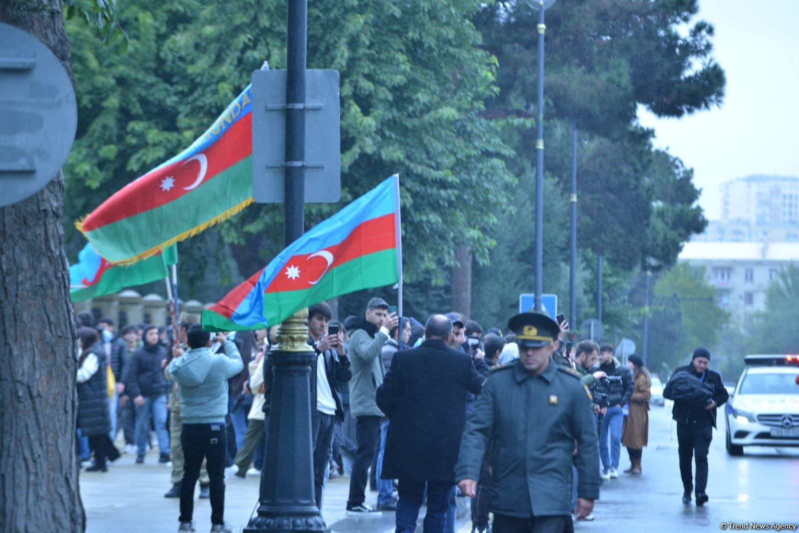 Bakıda Zəfər yürüşü keçirilib (FOTO/VİDEO)