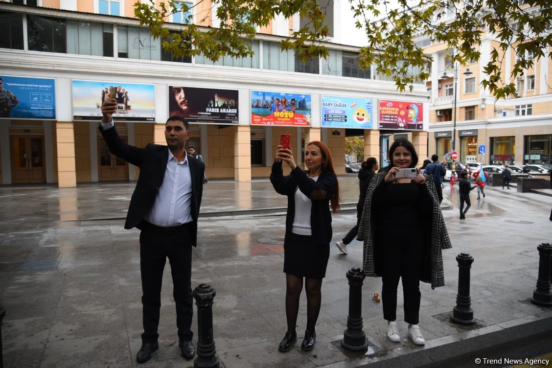 Bakıda Zəfər yürüşü keçirilib (FOTO/VİDEO)