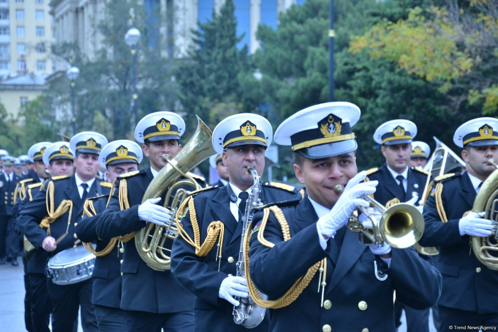 Bakıda Zəfər yürüşü keçirilib (FOTO/VİDEO)