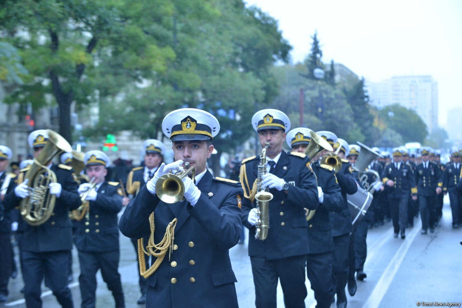 Bakıda Zəfər yürüşü keçirilib (FOTO/VİDEO)