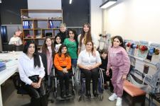 Heydər Əliyev Fondunun vitse-prezidenti Leyla Əliyeva DOST İnklüziv İnkişaf və Yaradıcılıq Mərkəzində olub (FOTO)