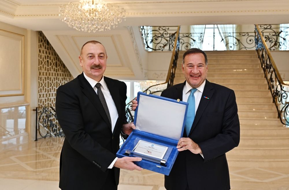 Prezident İlham Əliyev Avropa Olimpiya Komitələrinin prezidentini qəbul edib (FOTO/VİDEO)