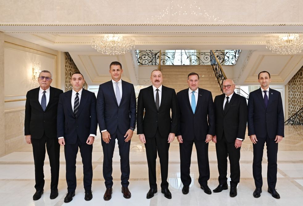 Prezident İlham Əliyev Avropa Olimpiya Komitələrinin prezidentini qəbul edib (FOTO/VİDEO)