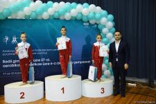 Bədii gimnastika üzrə 27-ci və aerobika gimnastikası üzrə 6-cı Bakı çempionatının yarışları başa çatıb (FOTO)