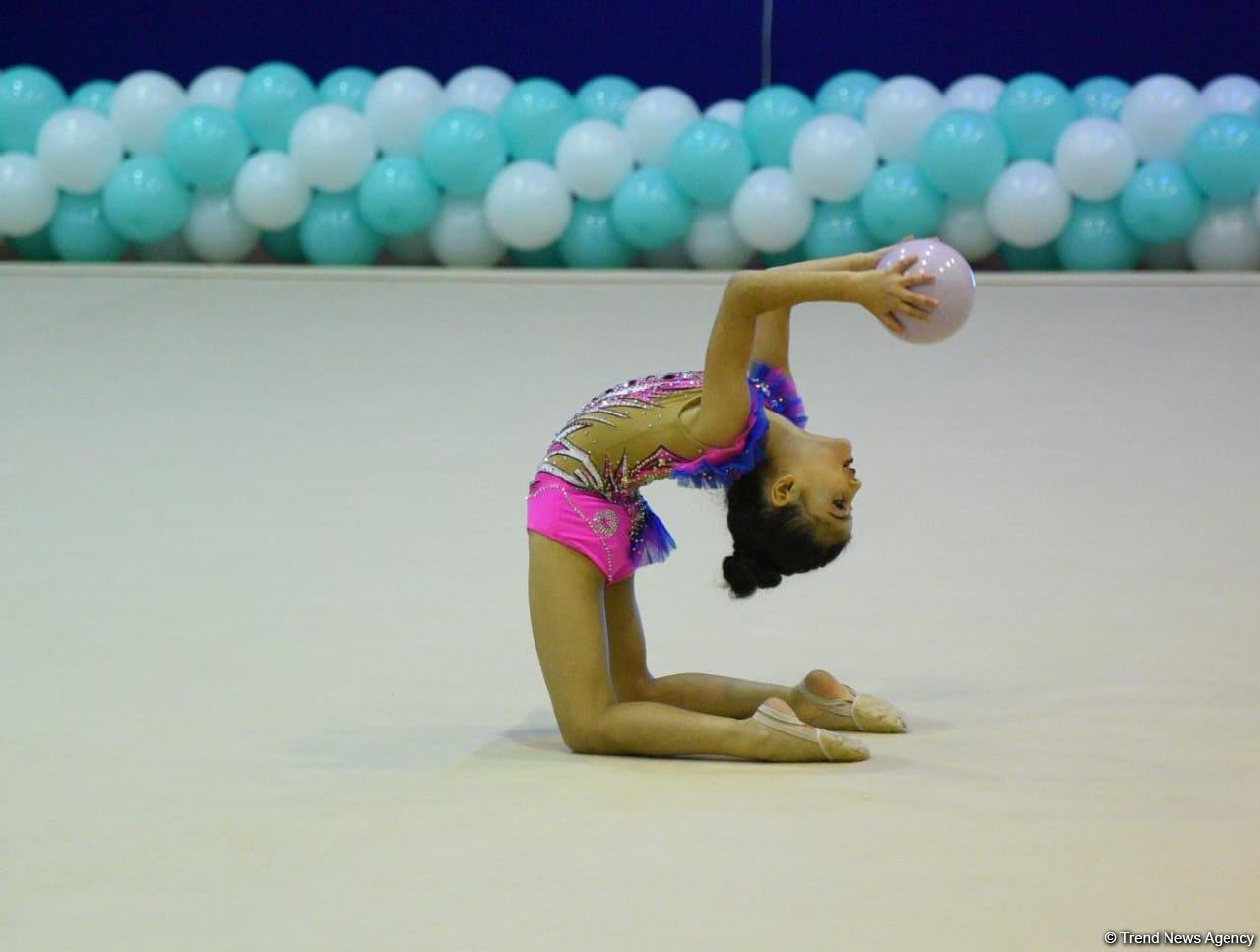 Bədii və aerobika gimnastikası üzrə birgə Bakı çempionatının ikinci günü start götürüb (FOTO)