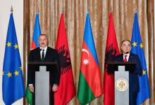 Azərbaycan və Albaniya prezidentləri mətbuata bəyanatlarla çıxış ediblər (FOTO/VİDEO) (YENİLƏNİB)