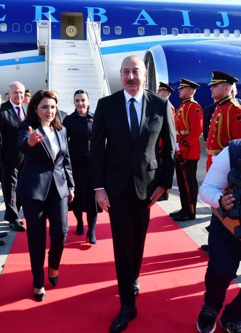 Azərbaycan Prezidenti İlham Əliyev Albaniyaya dövlət səfərinə gəlib (FOTO/VİDEO)