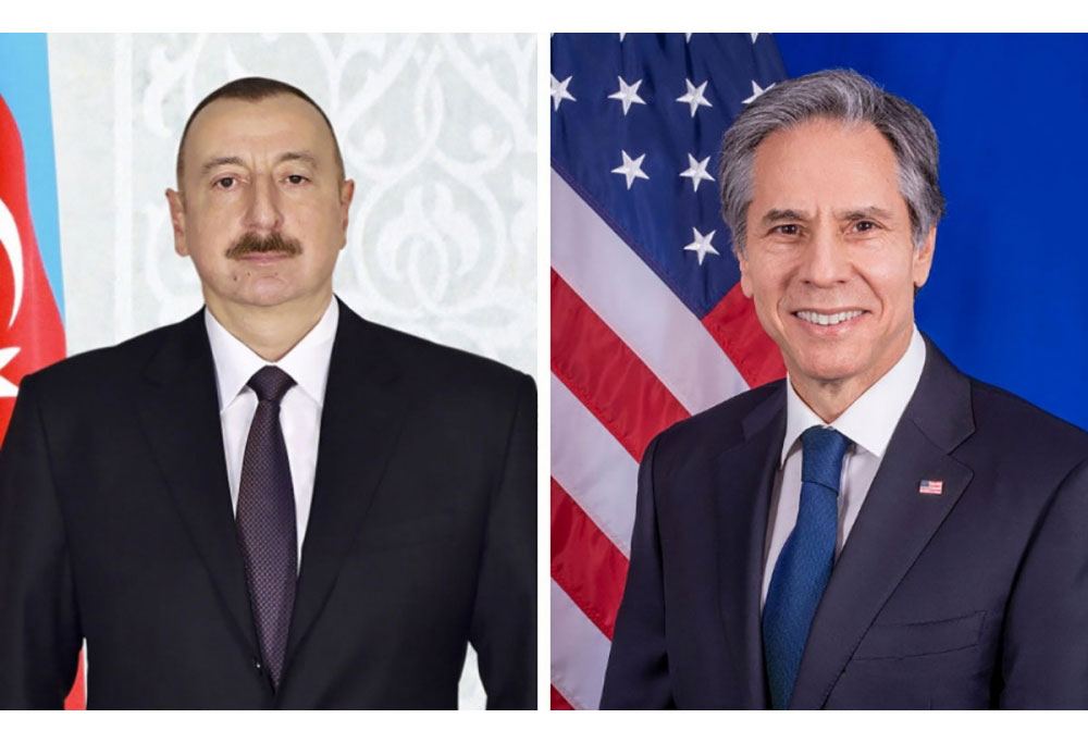 Antoni Blinken Prezident İlham Əliyevə telefonla zəng edib