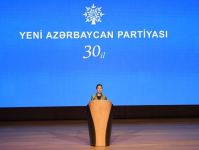 Prezident İlham Əliyev YAP-ın 30 illiyi münasibətilə keçirilən tədbirdə çıxış edib (FOTO/VİDEO) (YENİLƏNİB-3)