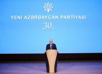 Prezident İlham Əliyev YAP-ın 30 illiyi münasibətilə keçirilən tədbirdə çıxış edib (FOTO/VİDEO) (YENİLƏNİB-3)