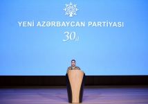 Prezident İlham Əliyev YAP-ın 30 illiyi münasibətilə keçirilən tədbirdə çıxış edib (FOTO/VİDEO) (YENİLƏNİB-3)