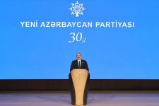 Prezident İlham Əliyev YAP-ın 30 illiyi münasibətilə keçirilən tədbirdə çıxış edib (FOTO/VİDEO) (YENİLƏNİB-3)