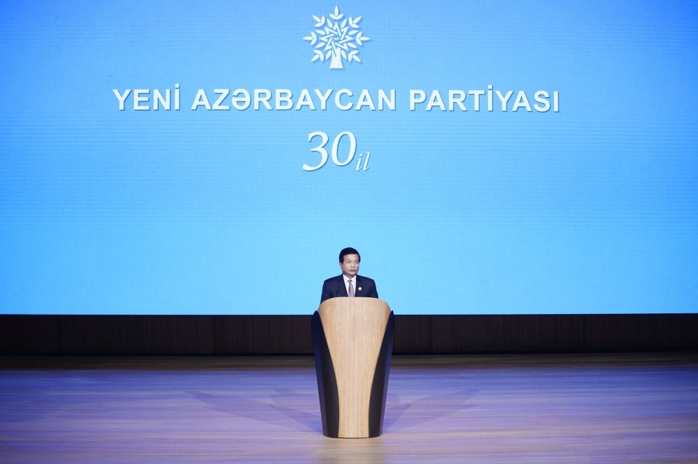 Prezident İlham Əliyev YAP-ın 30 illiyi münasibətilə keçirilən tədbirdə çıxış edib (FOTO/VİDEO) (YENİLƏNİB-3)
