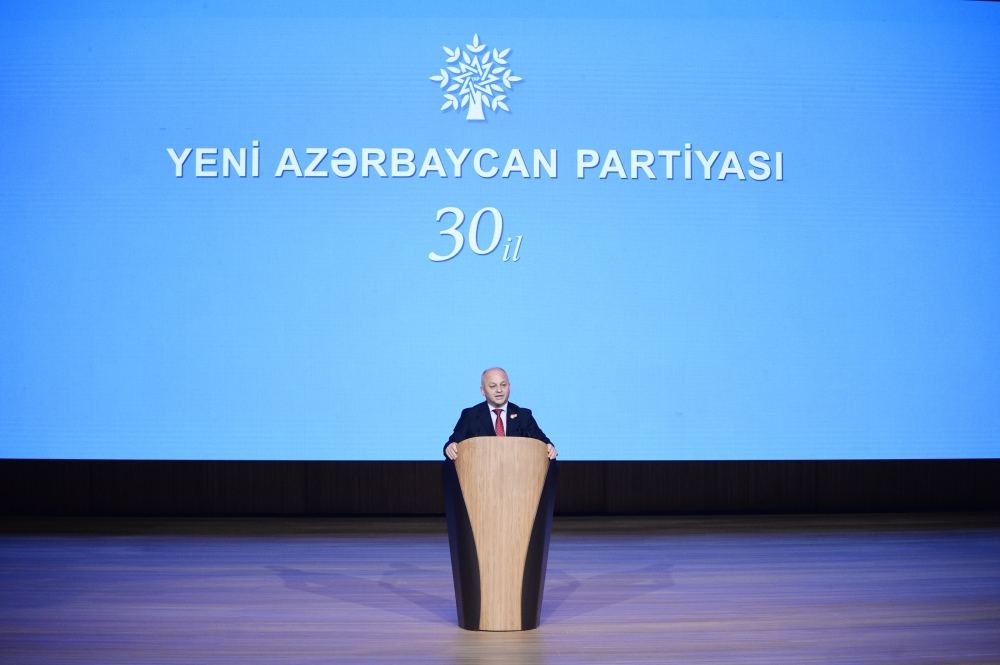 Prezident İlham Əliyev YAP-ın 30 illiyi münasibətilə keçirilən tədbirdə çıxış edib (FOTO/VİDEO) (YENİLƏNİB-3)