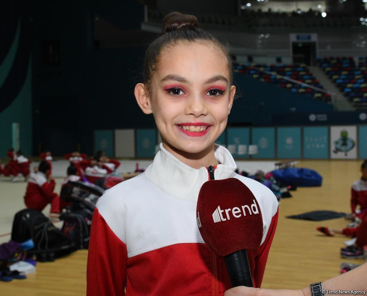 "Ocaq" beynəlxalq kubokunda mükafatlar qazanmağı arzu edirəm - Gənc gimnast