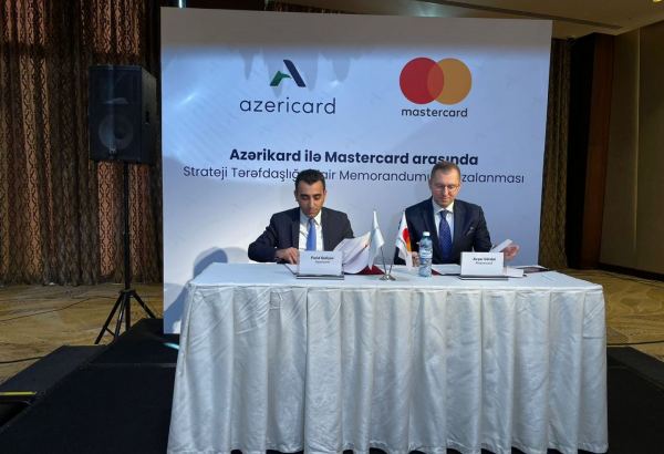 "MasterCard"la "Azericard" arasında əməkdaşlıq memorandumu imzalanıb (FOTO)