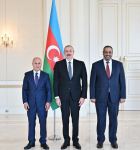 Prezident İlham Əliyev Liviyanın Azərbaycanda yeni təyin olunan səfirinin etimadnaməsini qəbul edib (FOTO/VİDEO) (YENİLƏNİB)