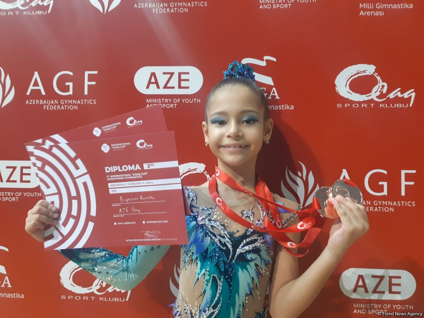 I Beynəlxalq “Ocaq” Kubokunun iştirakçılarını bədii gimnastikaya böyük məhəbbət birləşdirir – yarışın bürünc mükafatçısı