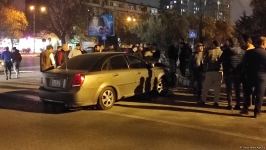 Bakıda 4 avtomobilin iştirakı yol qəzası olub (FOTO)