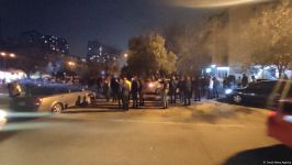 Bakıda 4 avtomobilin iştirakı yol qəzası olub (FOTO)