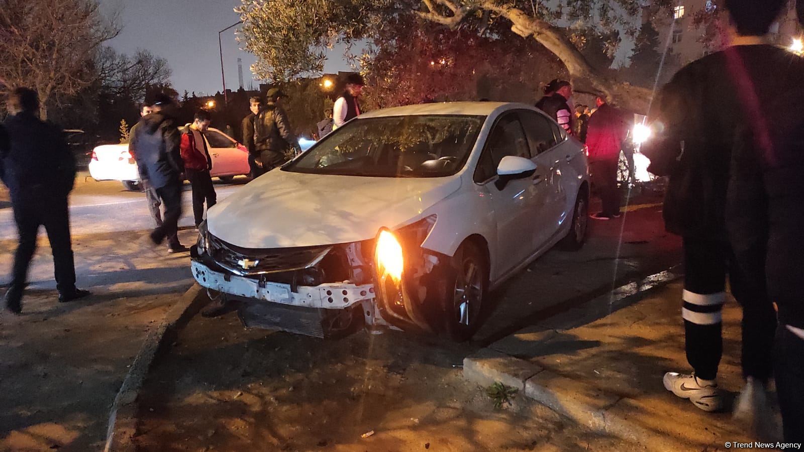 Bakıda 4 avtomobilin iştirakı yol qəzası olub (FOTO)