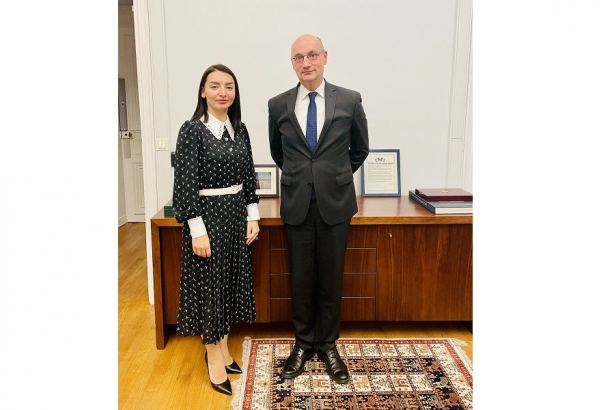 Leyla Abdullayeva Fransa XİN-in departament direktoru ilə görüşüb