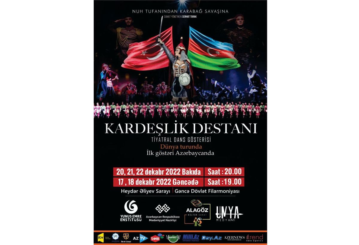Bakıda "Qardaşlıq Dastanı" teatral rəqs konserti təqdim olunacaq (VİDEO)